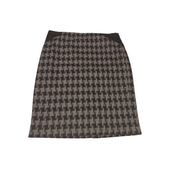 The Limited Black And Gray Herringbone Patterned Pencil Skirt, Size 4 - Picture 1 of 14